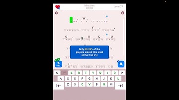 Cryptogram: The Solution For Level 77! - Step by Step Word Brain Puzzle