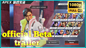 Apex legends mobile Beta trailer 4k Full HD 1080p