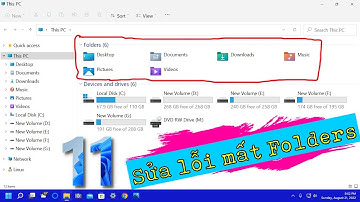 Sửa lỗi mất Folders trong This PC | Fix This PC in File Explorer is missing in Windows 11