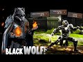 Black Wolf Ninja Skin Gameplay shadow fight 4 arena