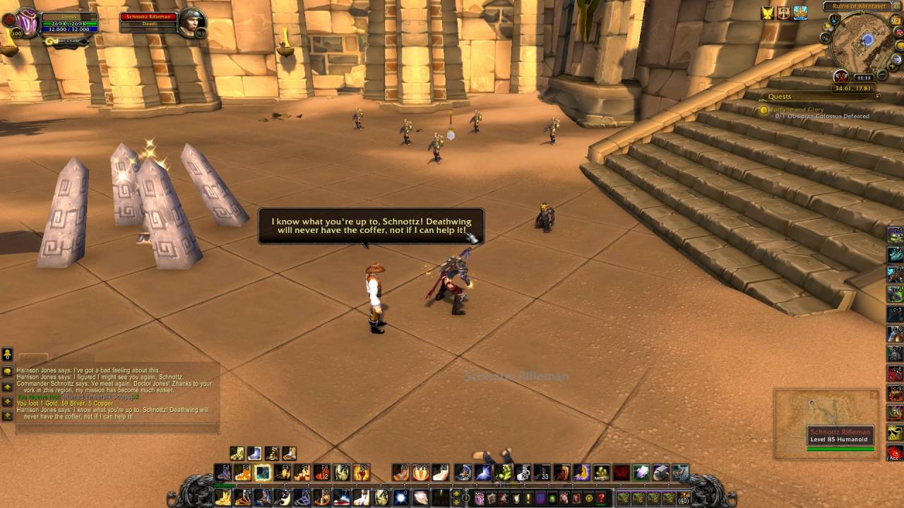 Fortune And Glory Quest ID 27748 Playthrough Uldum