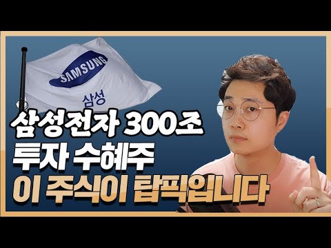   삼성전자 300조 투자 수혜주 이 주식이 탑픽입니다