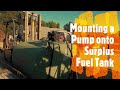 Adding a Pump to our Surplus Diesel Storage Tank