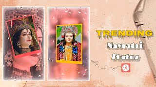 How To Make Navratri Status in Kinemaster | Dushehra | Trending | Nidhi Editz 🌼 screenshot 2