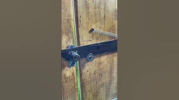Simple idea with automatic gate latch lock # mechanism lock # DIY # Craft Design