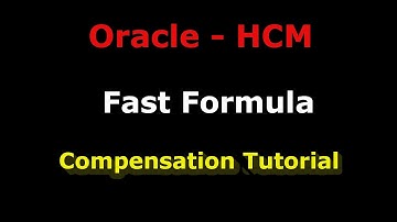 GSP Rate Calculation Formula - Oracle Fusion HCM Fast Formula Tutorial-14