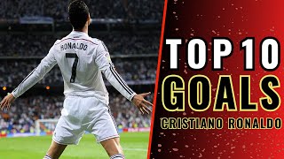 TOP 10 MEJORES Goles de Cristiano Ronaldo en Toda su Carrera