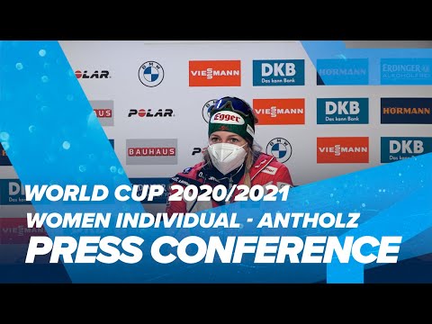 Antholz World Cup 7 Women Individual Press Conference