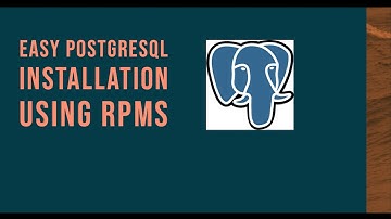 Easy PostgreSQL 13 installation using RPMs in Hindi.