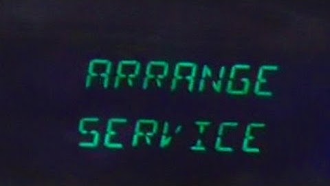 Arrange Service, Key Sign (Xsara Picasso)