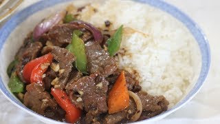 BETTER THAN TAKEOUT – Beef Stir Fry w/ Black Bean Sauce (豉汁牛肉)