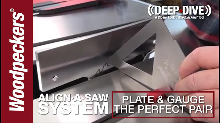 Make Table Saw Adjustments Easier With Align-A-Saw | Deep Dive | Woodpeckers Woodworking Tools