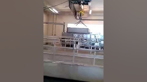 Inspection and load test, overhead crane