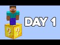 I Spent 100 Days in LUCKY BLOCK Minecraft... Here's What Happened