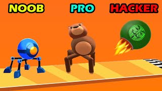 NOOB vs PRO vs HACKER - Rolly Legs screenshot 2