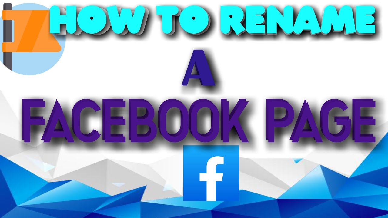 how-to-rename-a-facebook-page-youtube