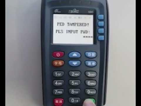 Ped tampered pls input pwd. Ped tampered на терминале что делать. Tampered. Терминал pax 90. Pos-терминал pax s90.