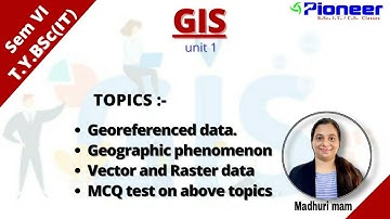 GIS Unit 1 TY Bsc IT sem 6