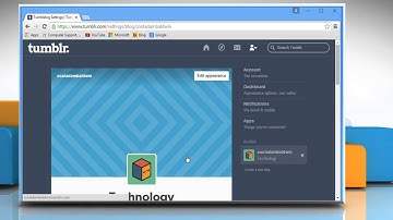 How to change your Tumblr® URL :Tutorial