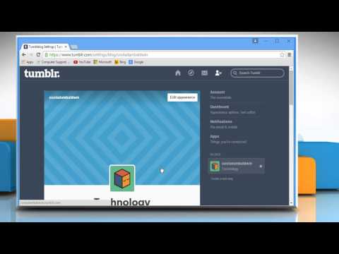 How to change your Tumblr® URL