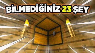 Minecraftta Bilmediğiniz 23 Şey