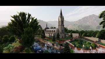 Lumion 10 Animated 3D church | Freelance Architect
