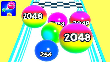2048 Runner Balls: Ball games ! All Levels Gameplay (116-121) android,ios