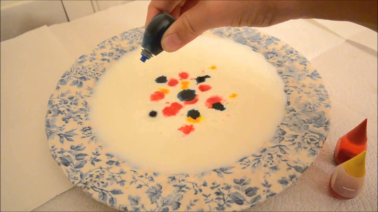Color Explosion Experiment with Soap and Milk YouTube