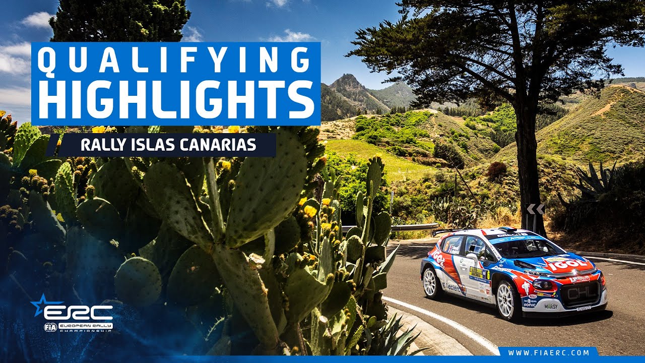 Qualifying Highlights ERC Rally Islas Canarias 2023 YouTube
