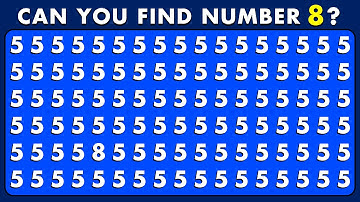 Test Your Vision! Can YOU Find the Odd Numbers in this Puzzle Quiz?