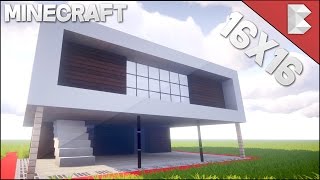 Minecraft 16X16 Modern House Tutorial