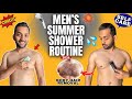 My summer shower routine 2024  mens grooming routine  remove unwanted body hair  ankit tv