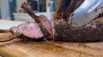 Fire Grilled Melt In Your Mouth Lamb Rack!