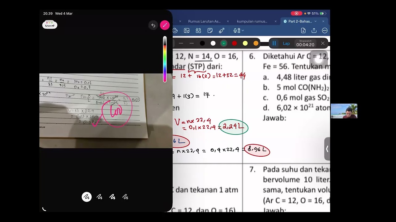 konsep mol dan stoikiometri