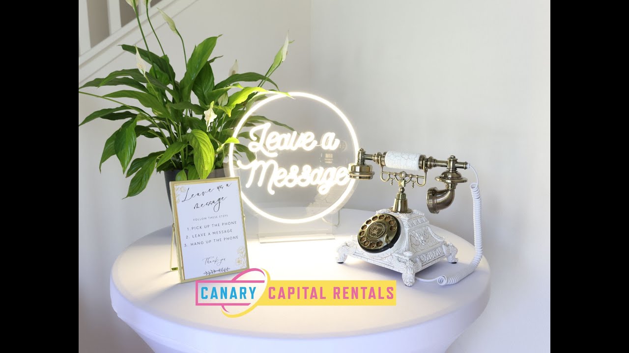 Audio Guest Book Rental Reserve Today YouTube