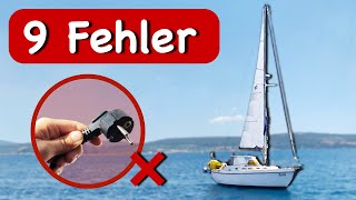 Die 9 häufigsten Elektro Fehler ⚠ auf Booten | Wir segeln 139