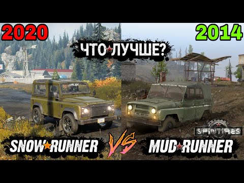 видео: СРАВНЕНИЕ SPINTIRES VS MUDRUNNER VS SNOWRUNNER: В ПОИСКАХ ЛУЧШЕГО СИМУЛЯТОРА!