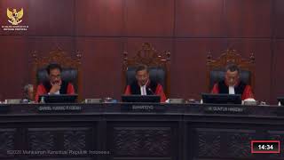 Sidang Perkara Nomor 287/PUU-XXIV/2026. Rabu, 5 Agustus 2026.