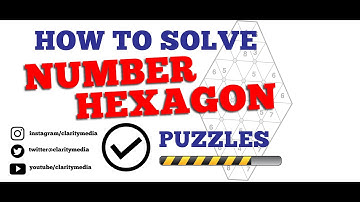 How to Solve Number Hexagon Puzzles