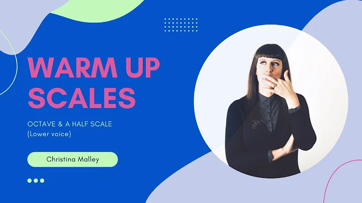 Warm-up scale: Octave and a half (lower voice)