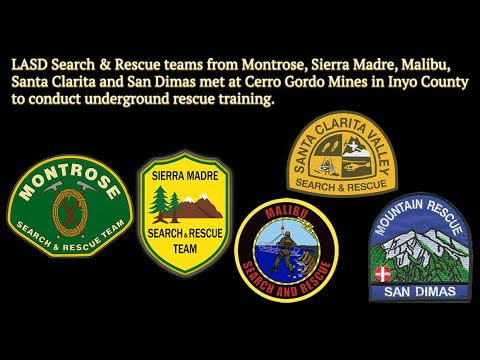 LASD Search & Rescue - Underground Training