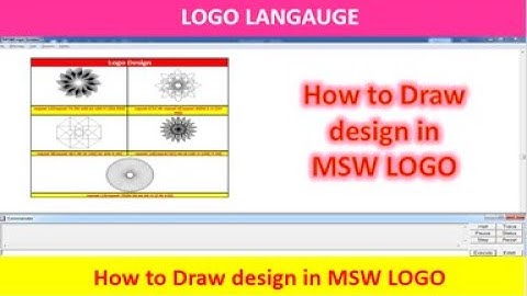 #logolanguage How to draw design logo language used repeat command  #sssci2022