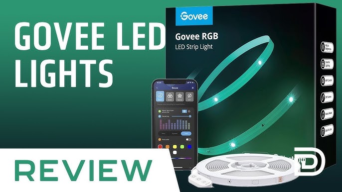 Bande lumineuse LED Govee RGB Smart Wi-Fi + Bluetooth H615A 5 m