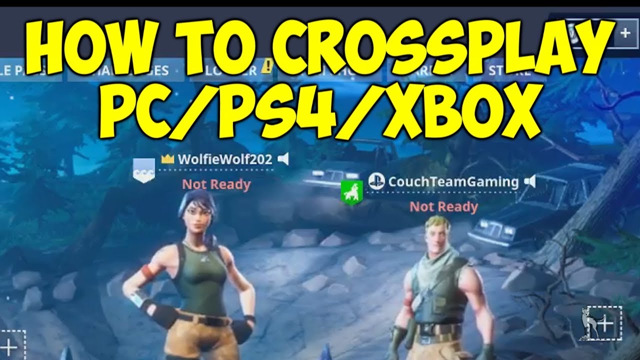 How To Crossplay On Fortnite PC/PS4/XBOX/SWITCH! - YouTube