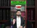 History of CrPC ! #law #supremecourt #advocate  #highcourt #judge #youtube #lawstudent #lawyer