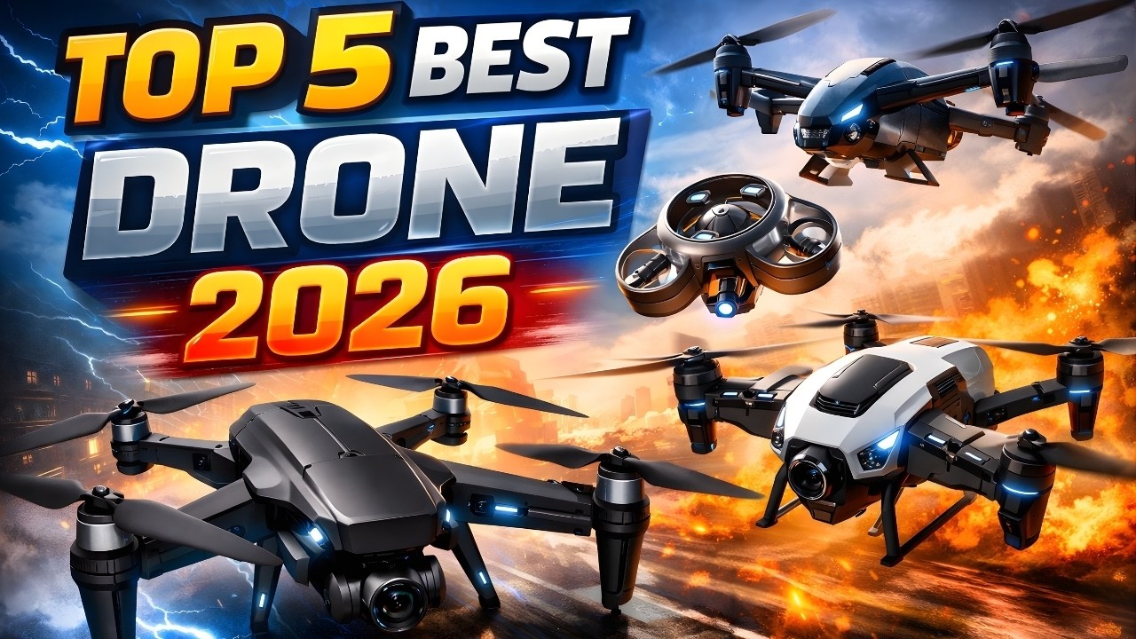 Best Drone 2026 | 4K GPS Camera Drones for Beginners & Pros - YouTube