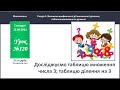 Досліджуємо таблицю множення числа 3, таблицю ділення на 3