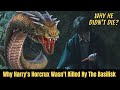 Why Harry&#39;s Horcrux Wasn&#39;t Killed By The Basilisk | Explained in Hindi