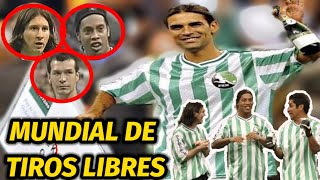 EL DÍA EN QUE RAFA MÁRQUEZ LE GANÓ A MESSI Y RONALDINHO EN TIROS LIBRES (FreeKicks Masters 2008)