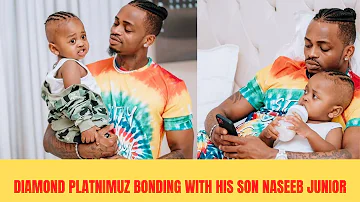 SEE HOW DIAMOND IS BONDING WITH HIS SON NASEEB JUNIOR//SO ADORABLE